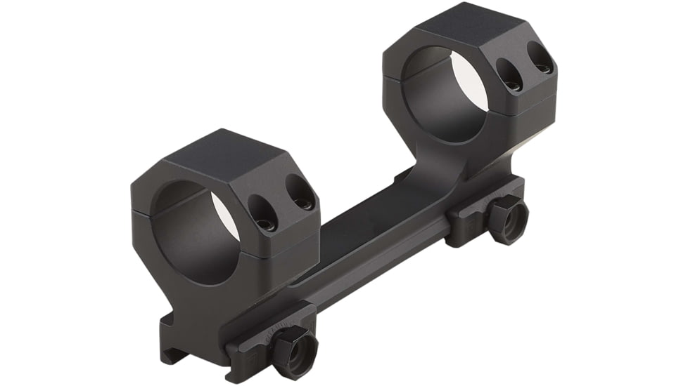 American Defense Manufacturing 30mm Dual Ring Scope Mount w/ 1/2in Titanium GI Bolts, Black, Small, AD-DELTA-30-TGIB