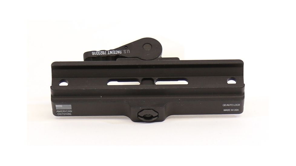 American Defense Manufacturing AD-B4 Modular Base, Tactical Lever, Black, AD-B4 TAC R