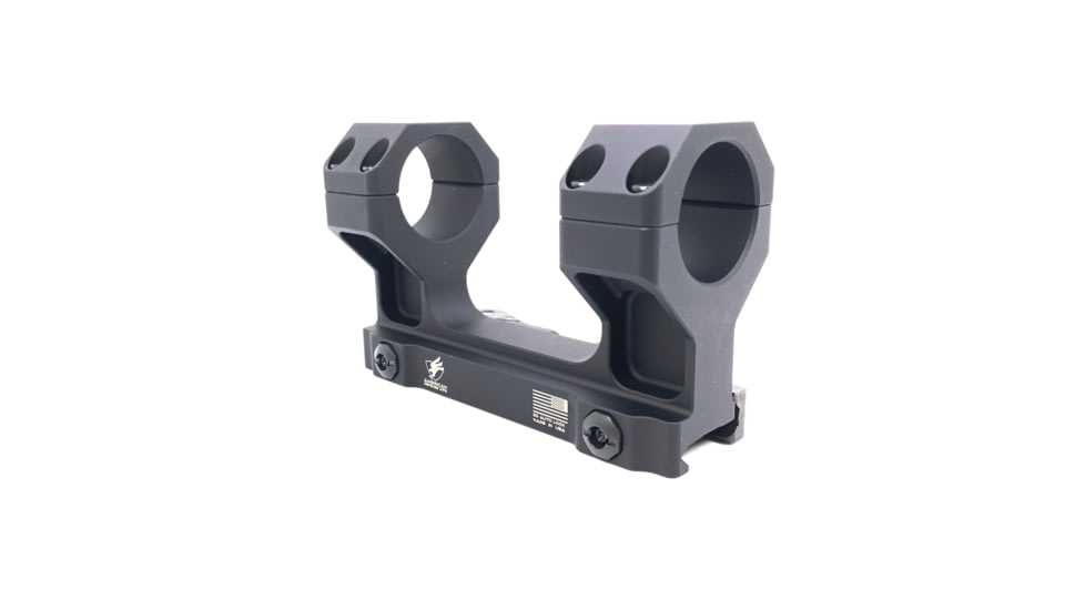 American Defense Manufacturing AD Delta C 30mm Ring Size Rifle Scope Mount, TAC Lever, Black, AD-DELTA-H-30-TAC