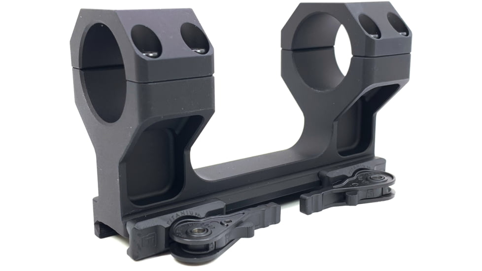 American Defense Manufacturing AD Delta C 30mm Ring Size Rifle Scope Mount, Titanium Lever, Black, AD-DELTA-H-30-TL