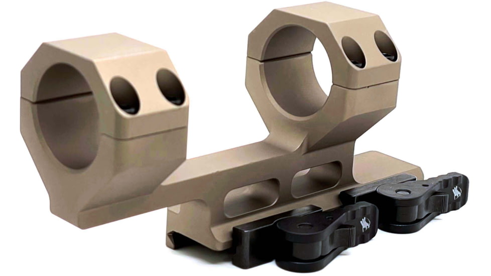 American Defense Manufacturing AD-DELTA-C-H Scope Mount, 1.93in NV Height, Standard Legacy Lever, 30mm Ring Size, Flat Dark Earth, AD-DELTA-C-H-30-FDE-STD