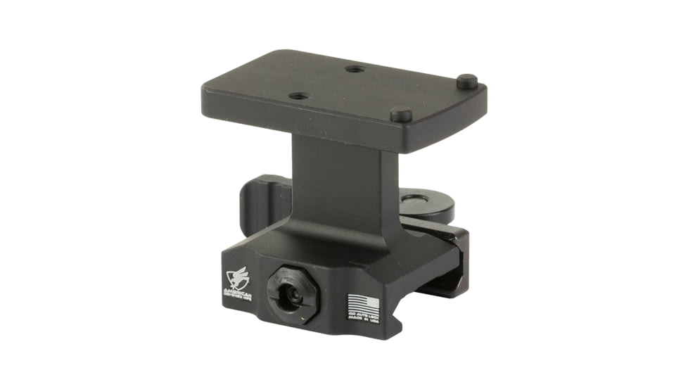 American Defense Manufacturing. AD-RMR, Quick Detach Riflescope Mount, 1.93in High, Fits Trijicon RMR, Anodized Finish, Black AD-RMR-LW-H-STD