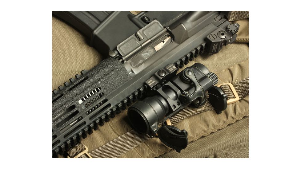 American Defense Manufacturing Aimpoint Low Profile Mount for M68/CompM2/Pro w/ 1/2in Titanium GI Bolt, Black, Small, AD-68-L-TGIB