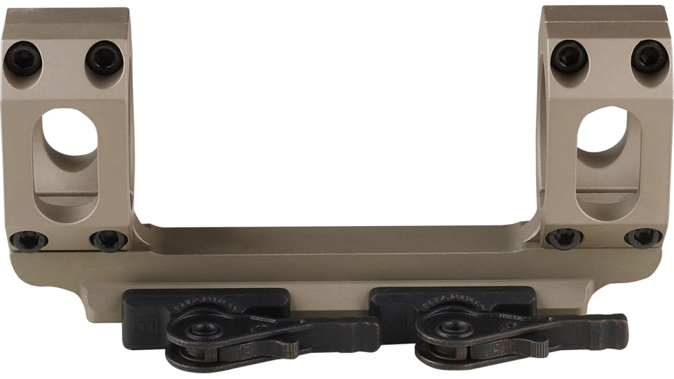 American Defense Manufacturing Dual Ring Scope Mount Straight Up, Spaced Wide to Fit Larger Scoped Like SCHMIDT &amp; BENDER, 32mm Rings, Flat Dark Earth, AD-RECON-SW 32 STD FDE-TL