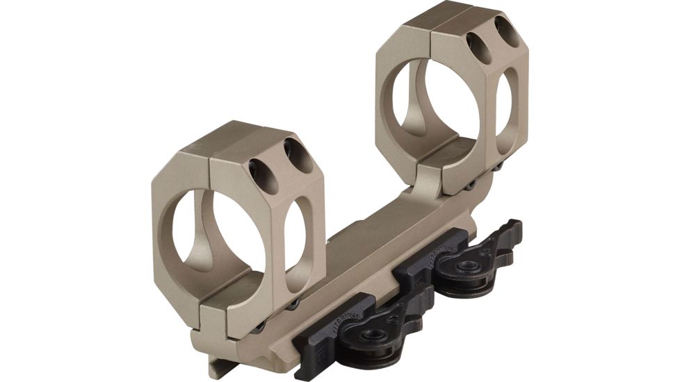 American Defense Manufacturing Dual Ring Scope Mount Straight Up, Spaced Wide to Fit Larger Scoped Like SCHMIDT &amp; BENDER, 32mm Rings, Flat Dark Earth, AD-RECON-SW 32 STD FDE-TL