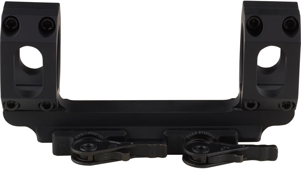 American Defense Manufacturing Dual Ring Scope Mount Straight Up, Spaced Wide to Fit Larger Scoped Like SCHMIDT &amp; BENDER, 34mm Rings, Black, AD-RECON-SW 34 STD-TL