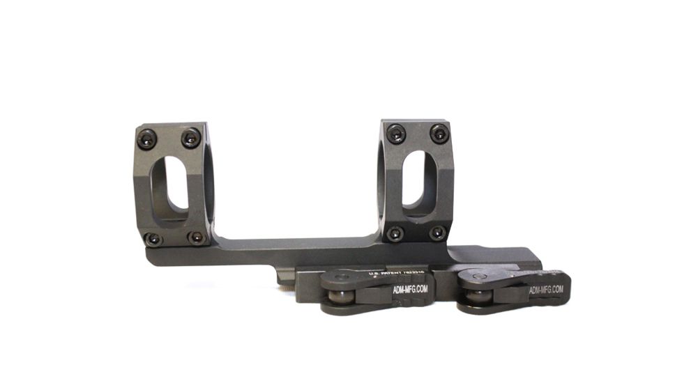 Open Box, Dealer Demo, American Defense Manufacturing Dual Ring Scope Mount w/ a 2in Offset, 30MOA, 34mm Rings, Black, AD-RECON-30 MOA 34 STD-TL
