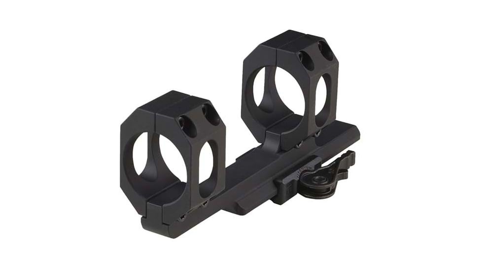 American Defense Manufacturing Dual Ring Scope Mount w/ a 2in Offset, Single QD Lever, 32mm Rings, Black, AD-SCOUT 32 STD-TL