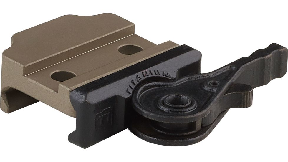 American Defense Manufacturing Low Mount for Leupold Prismatic, Spacers are supplied w/ the optic, Flat Dark Earth, AD-20 STD FDE-TL