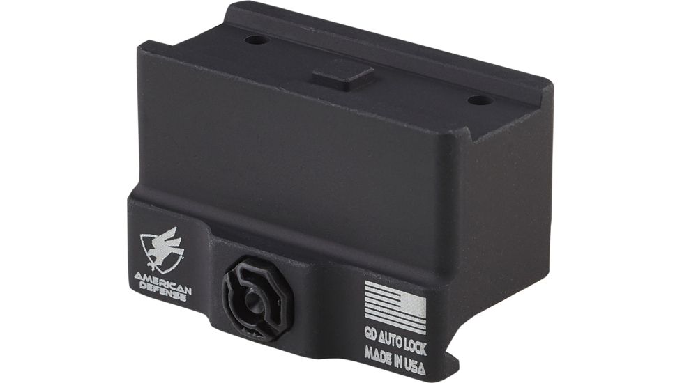 American Defense Manufacturing One Piece Mount Co-Witness for the Aimpoint T1 Optic, Black, AD-T1-10 STD-TL