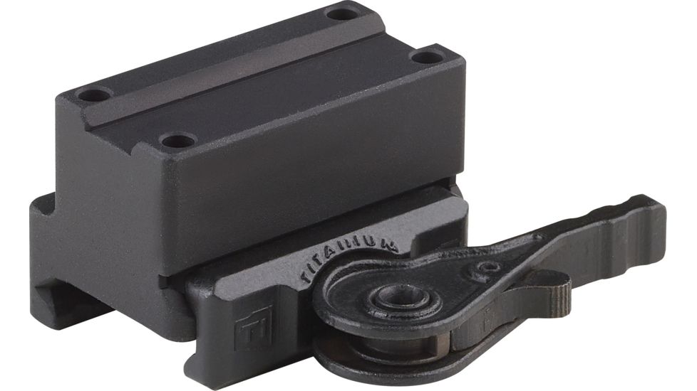 American Defense Manufacturing One Piece Mount Co-Witness for the Trijicon MRO, Black, AD-MRO-10 STD-TL
