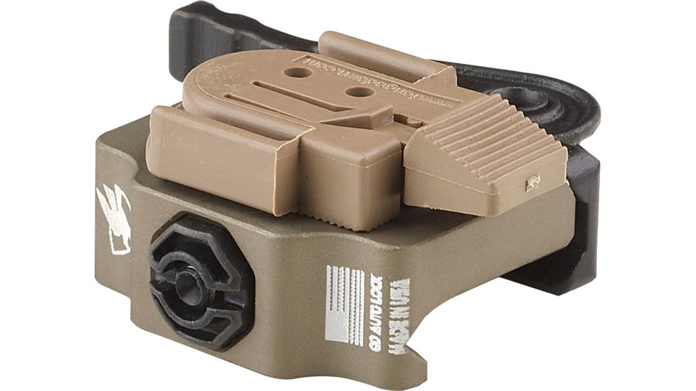 American Defense Manufacturing QD Light Mount for SureFire LED Helmet Light, Flat Dark Earth, AD-21 STD FDE-TL