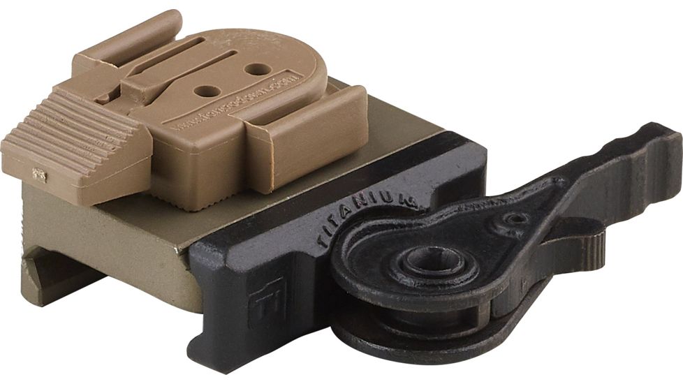American Defense Manufacturing QD Light Mount for SureFire LED Helmet Light, Flat Dark Earth, AD-21 STD FDE-TL