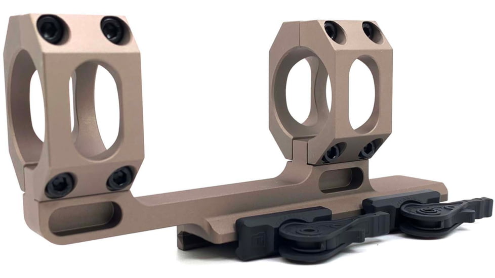 American Defense Manufacturing Recon Dual QD M1 Rifle Scope Mount,Titanium Lever, Flat Dark Earth, AD-RECON-M-1-FDE-TL