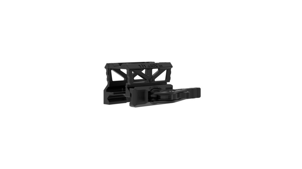 Open Box, Dealer Demo, American Defense Manufacturing Trijicon MRO Mount- Co-witness -Full Titanium, Black, AD-MRO-10-TI