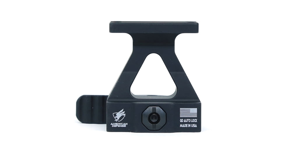 American Defense Manufacturing Trijicon MRO Mount, Night Vision Height, Standard Legacy Lever, Black, AD-MRO-NV-STD