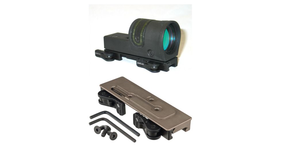 American Defense Manufacturing Trijicon Reflex Mount, Black, Flat Dark Earth