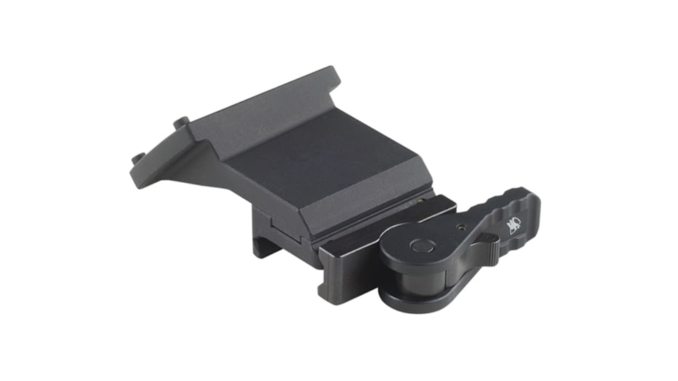 American Defense Manufacturing Trijicon RMR Mount w/ Offset, Standard Legacy Lever, 45 Degree Offset, Left Hand, Black, AD-RMR-OFFSET-LH-45-STD