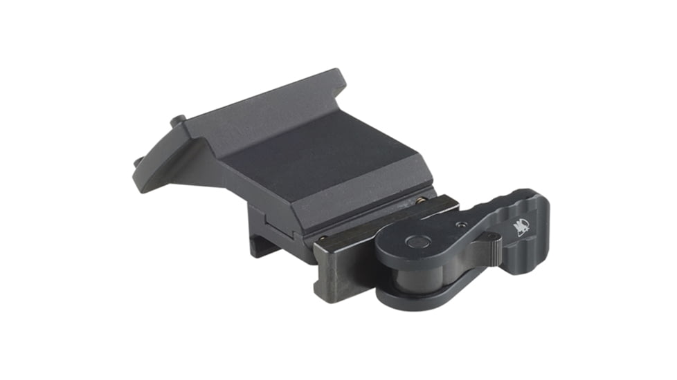 American Defense Manufacturing Trijicon RMR Mount w/ Offset, Tactical Legacy Lever, 45 Degree Offset, Left Hand, Black, AD-RMR-OFFSET-LH-45-TAC
