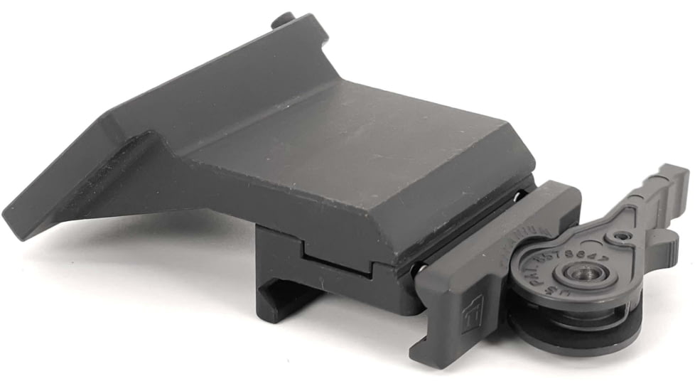 American Defense Manufacturing Trijicon RMR Mount w/ Offset, Titanium Lever, 45 Degree Offset, Left Hand, Black, AD-RMR-OFFSET-LH-45-TL
