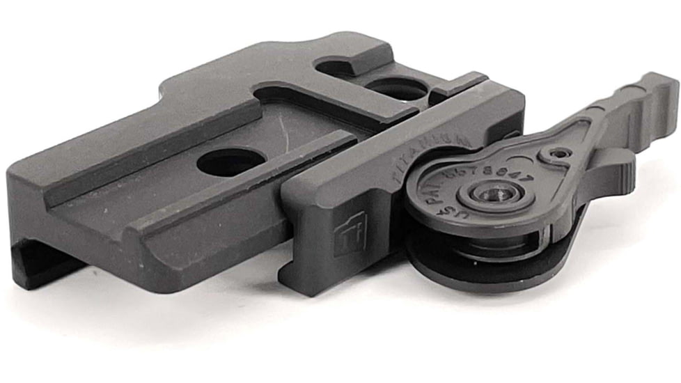 American Defense Manufacturing Vortex Spitfire 3X Optic QD Base, Titanium Lever, Low Spitfire Height, Left Hand, Black, AD-SPITFIRE-3X-LH-TL