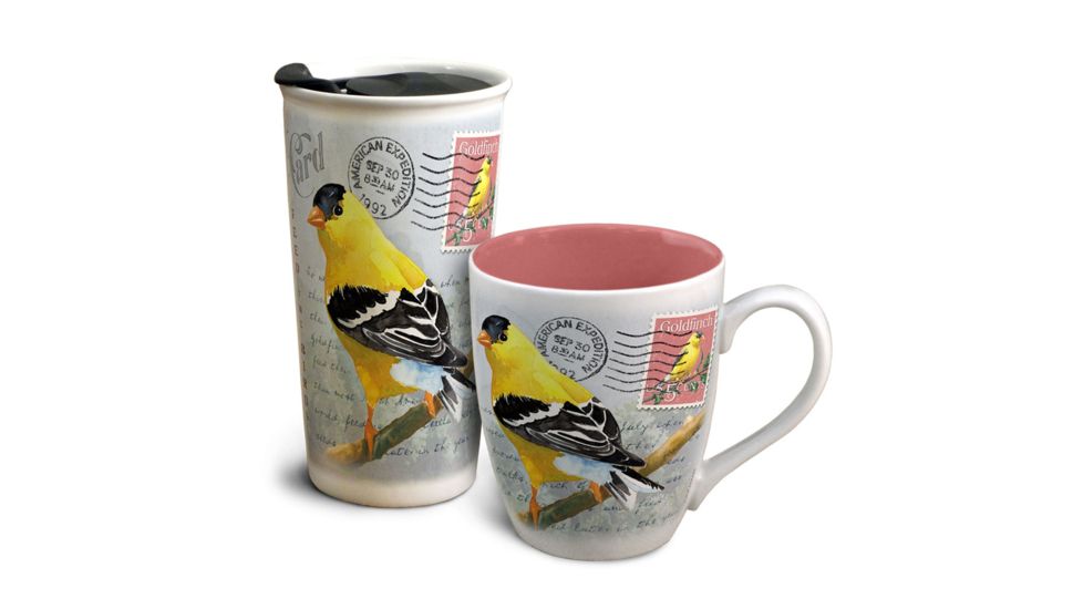 American Expedition Home and Away Vintage Mug Set, Goldfinch 4012092
