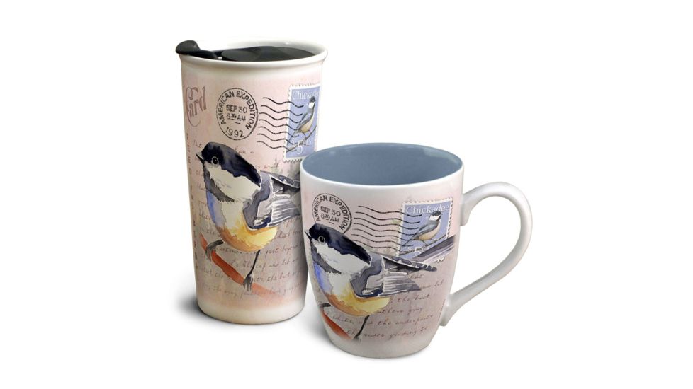 American Expedition Home and Away Vintage Mug Set, Chickadee 4012093