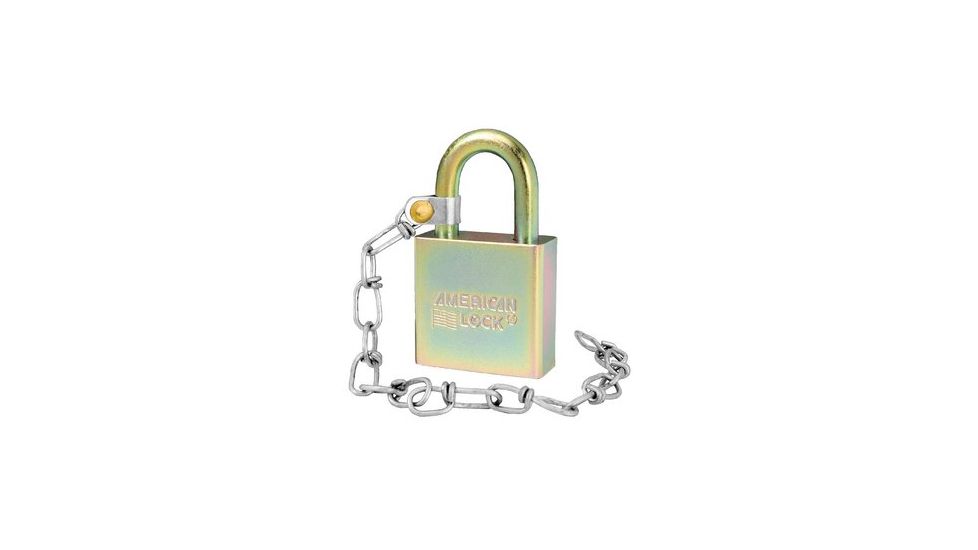 American Lock A5200GL Government Padlock w/ 9&quot; chain 903321