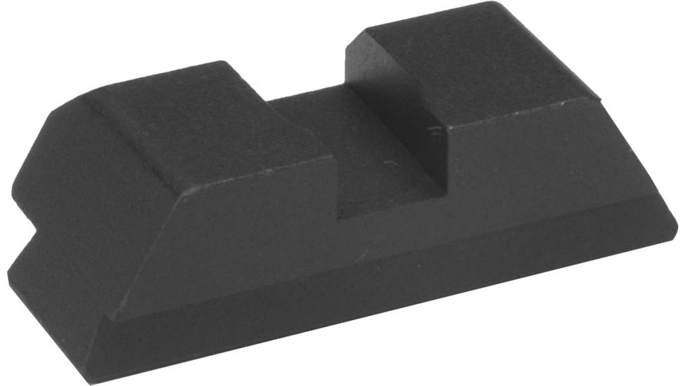 Ameriglo Black Night Sights Flat Black Rear Only Classic Style 256 Height 150 Width For Fits Glocks 17 19 22 23 24 26 27 33 34 35 37 38 39 Gl 400