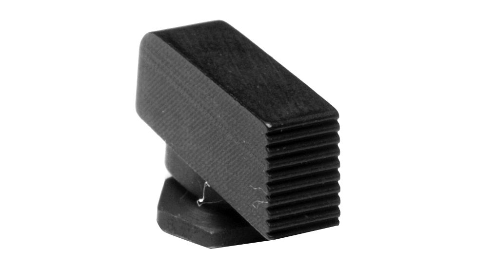 Ameriglo Black Night Sights Thin Series Front Sight Only Serrated Black All Fits Glock Models 330 Height 090 Width Gst 330
