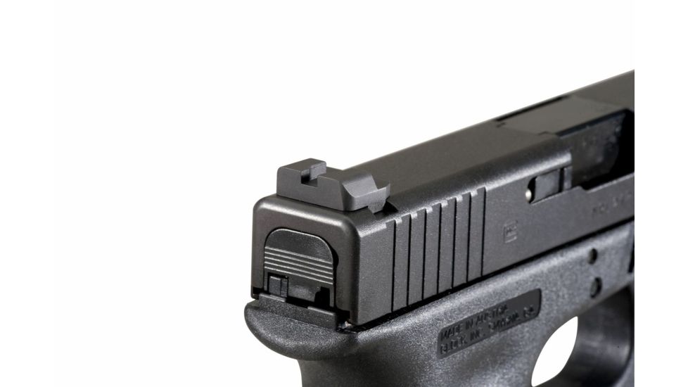 AmeriGlo Black Rear Sight Fits Glock 20,21,29,30,31,32,36 plain Black Rear .315in. Height .150in. notch GL-412