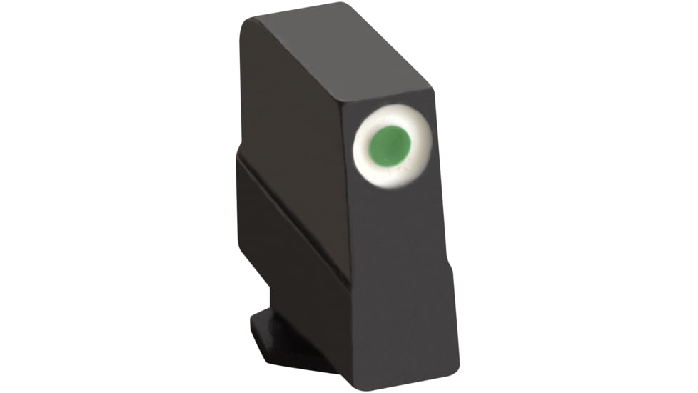 AmeriGlo Front Only-Green Tritium Lamp, White Outline Stock FRONT .365 H .125 W, GL-112-365