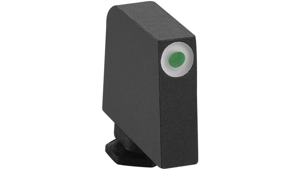 AmeriGlo Front Only-Green Tritium Lamp, White Outline Stock FRONT .407 H .140 W, GL-112-407