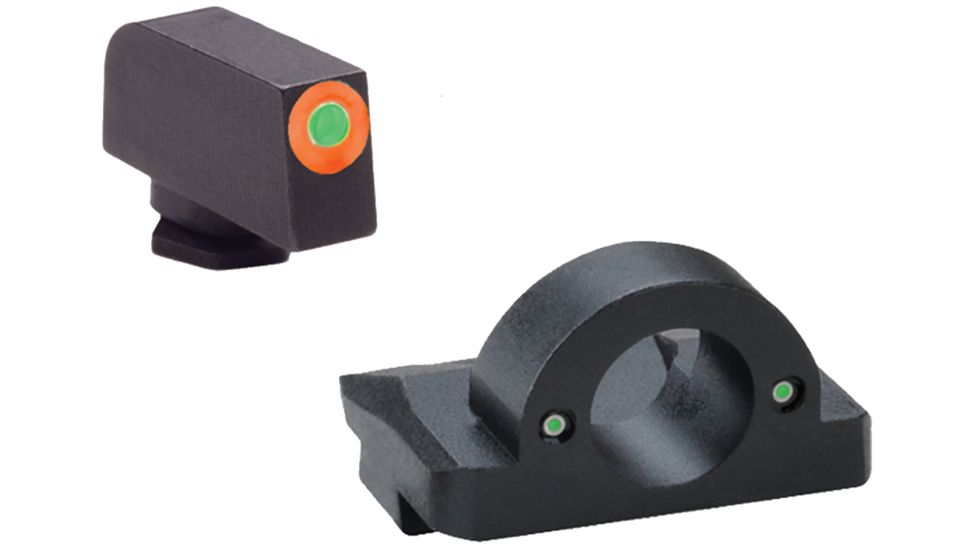 AmeriGlo GL5225 Ghost Ring Night Sight Glock 17/19/19x/26 Gen5 Green Tritium W/O