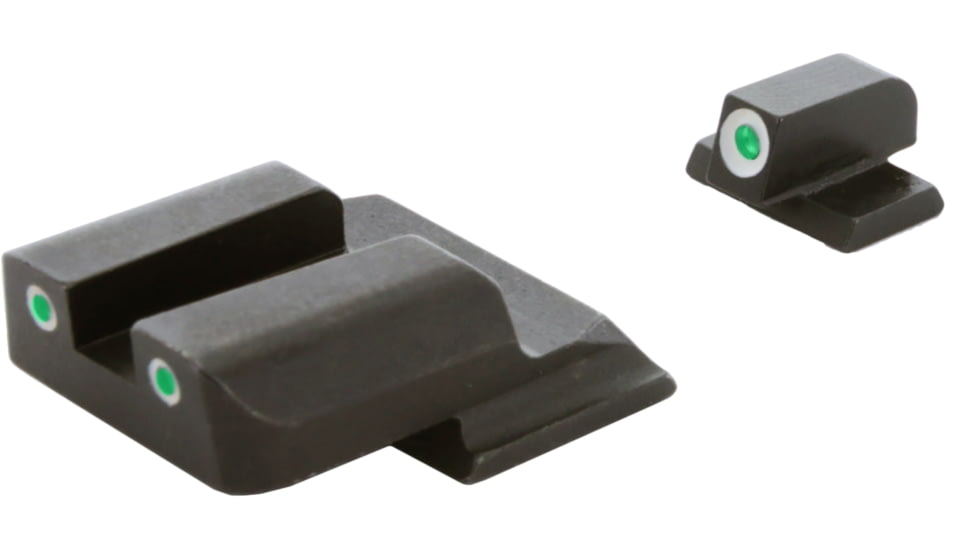 AmeriGlo Tritium Front and Rear Sights MP Shield 3 Dot night Sight set GRN,GRN SW-145