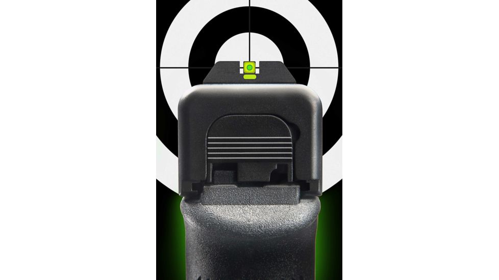 AmeriGlo Tritium Night Sight Fits Glock 20,21,29,30,31,32,36, ProGlo Square Front, LumiLime and Lumi Painted Line Rear GL-615