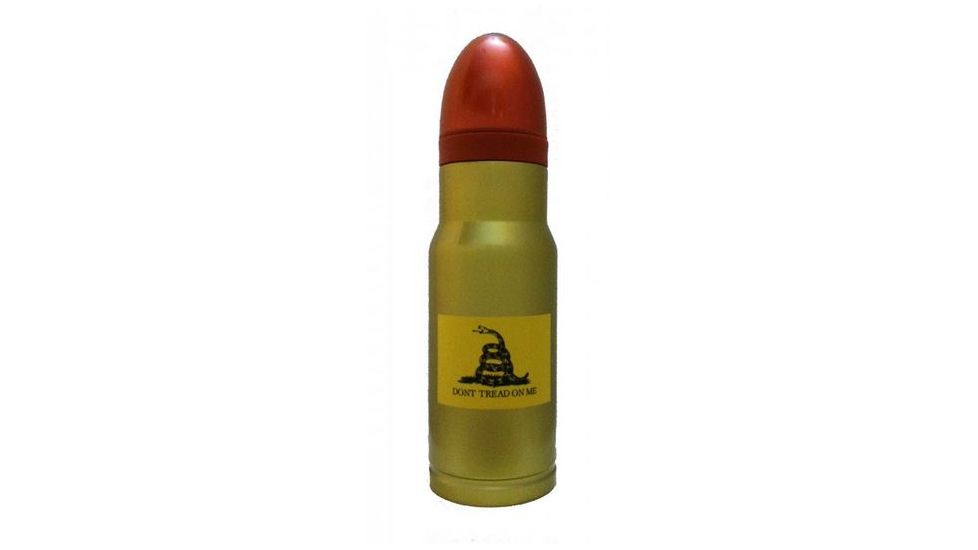 AmmOMug Brass Hollow Point Gadsden Flag 16oz Mug AMA-008