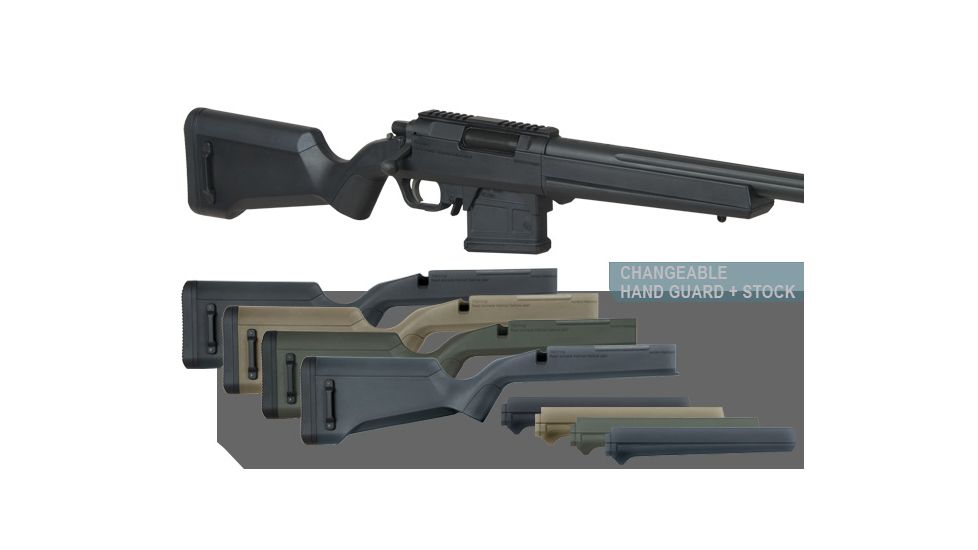 Amoeba AS-01 Striker Airsoft Rifle, Black, 2274587