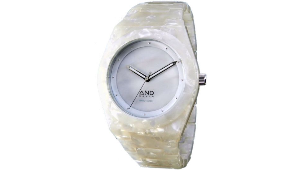 AND Watch Parmenides White Watch, Dual Time Zones  ADWPARMENIDES.DSI