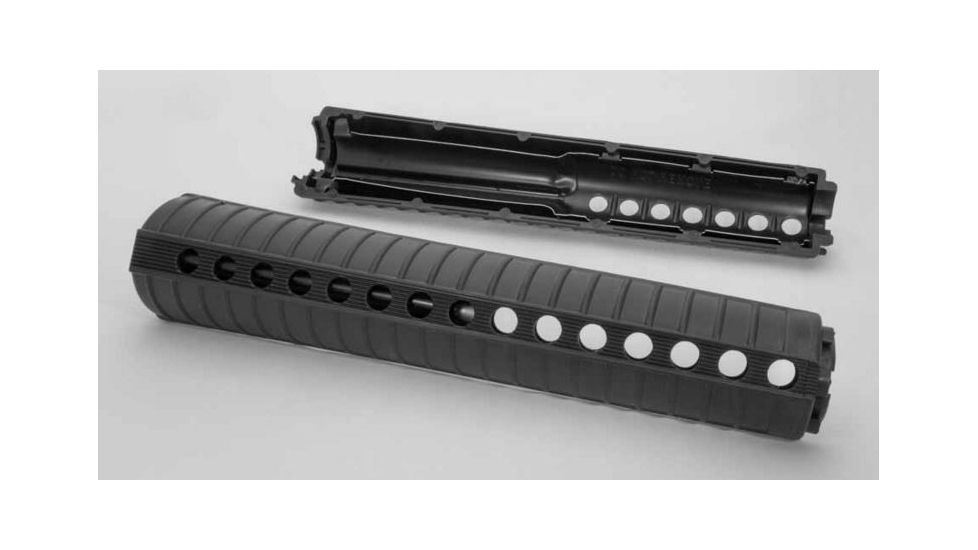 Anderson Manufacturing A2 Style 2pc Hand Guards Rifle Length, Black G2-K066-F000