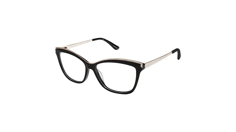 Ann Taylor AT010 Prescription Eyeglasses - Frame BLACK / GOLD, Size 54/14mm TYAT01001