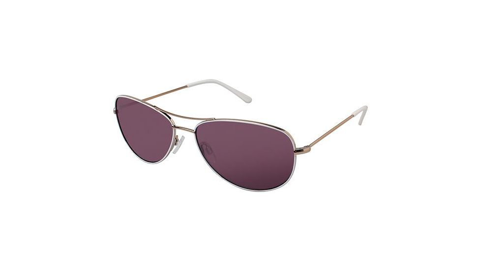 Ann Taylor AT0913 Sunglasses - Frame ROSE GOLD, Lens Color Black TYAT091303