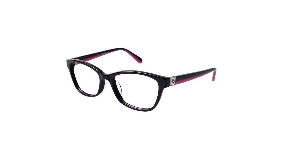 Ann Taylor AT305 Progressive Prescription Eyeglasses - Frame Black/Pink, Size 53/17mm TYAT30501