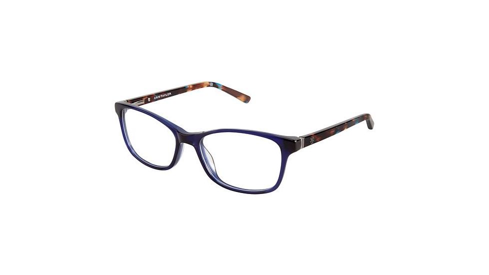 Ann Taylor AT325 Progressive Prescription Eyeglasses - Frame Navy/ Blue Tort, Size 54/17mm TYAT32502