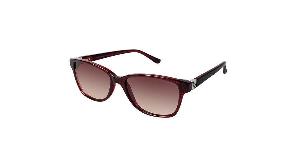Ann Taylor AT506 Bifocal Prescription Sunglasses TYAT50602 - Frame Color Burgundy Fade