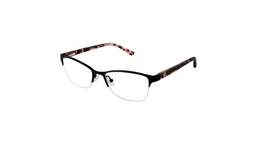 Ann Taylor AT602 Eyeglass Frames - Frame Mt Blk/Bls Trt, Size 50/17mm TYAT60201