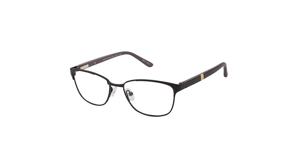 Ann Taylor ATP606 Single Vision Prescription Eyeglasses - Frame Matte Black, Size 49/16mm TYATP60601