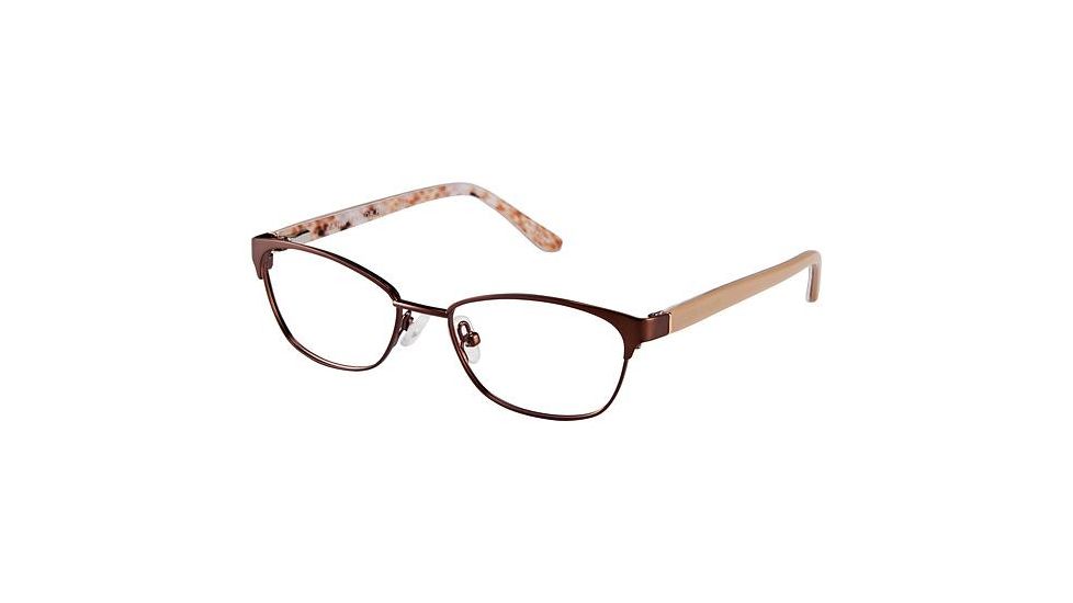 Ann Taylor ATP704 Bifocal Prescription Eyeglasses - Frame MATTE BROWN, Size 46/15mm TYATP70402