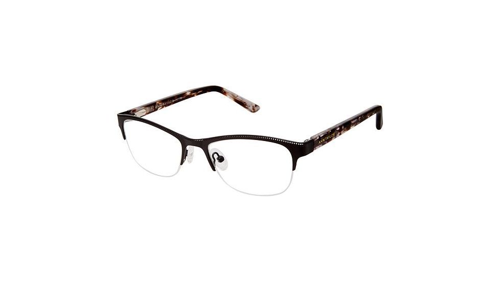 Ann Taylor ATP708 Eyeglass Frames - Frame Matte Black, Size 49/17mm TYATP70801