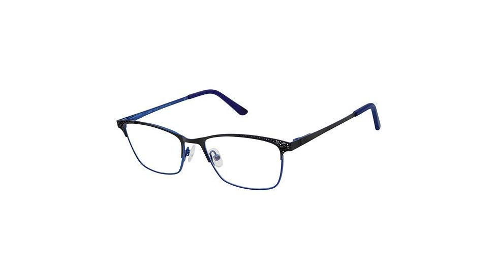 Ann Taylor ATP709 Progressive Prescription Eyeglasses - Frame MATTE BLK NAVY, Size 50/16mm TYATP70901